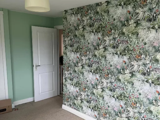 Feature wall wallpaper