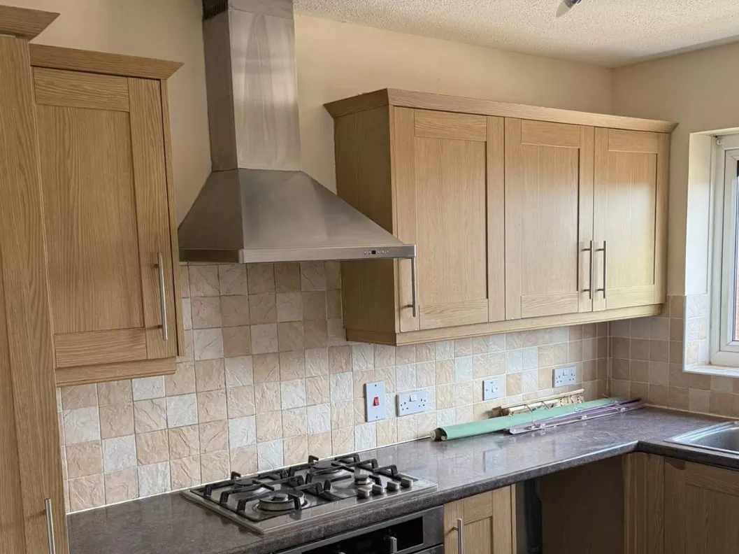 Tiled kitchen